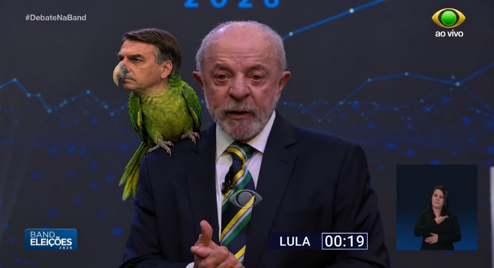 'Que nervoso daquele cara no cangote do Lula': estratégia de Flávio no debate da Band gera memes nas redes