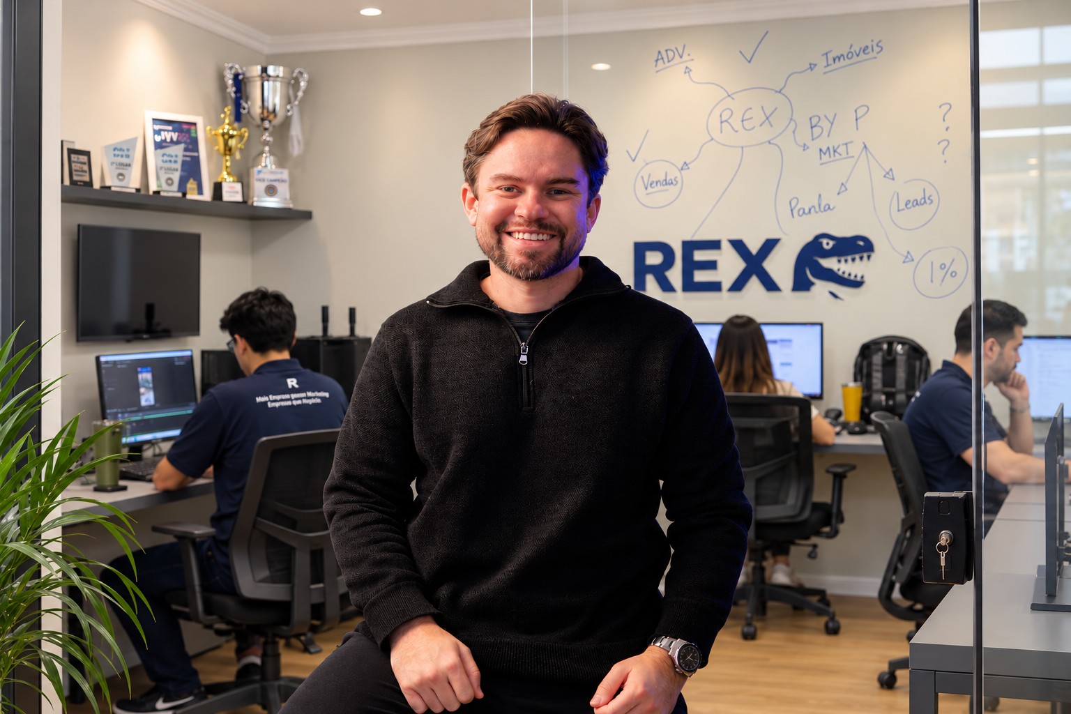 Felipe Sobral virou as costas às agências tradicionais e criou a Rex em Vitória - Foto