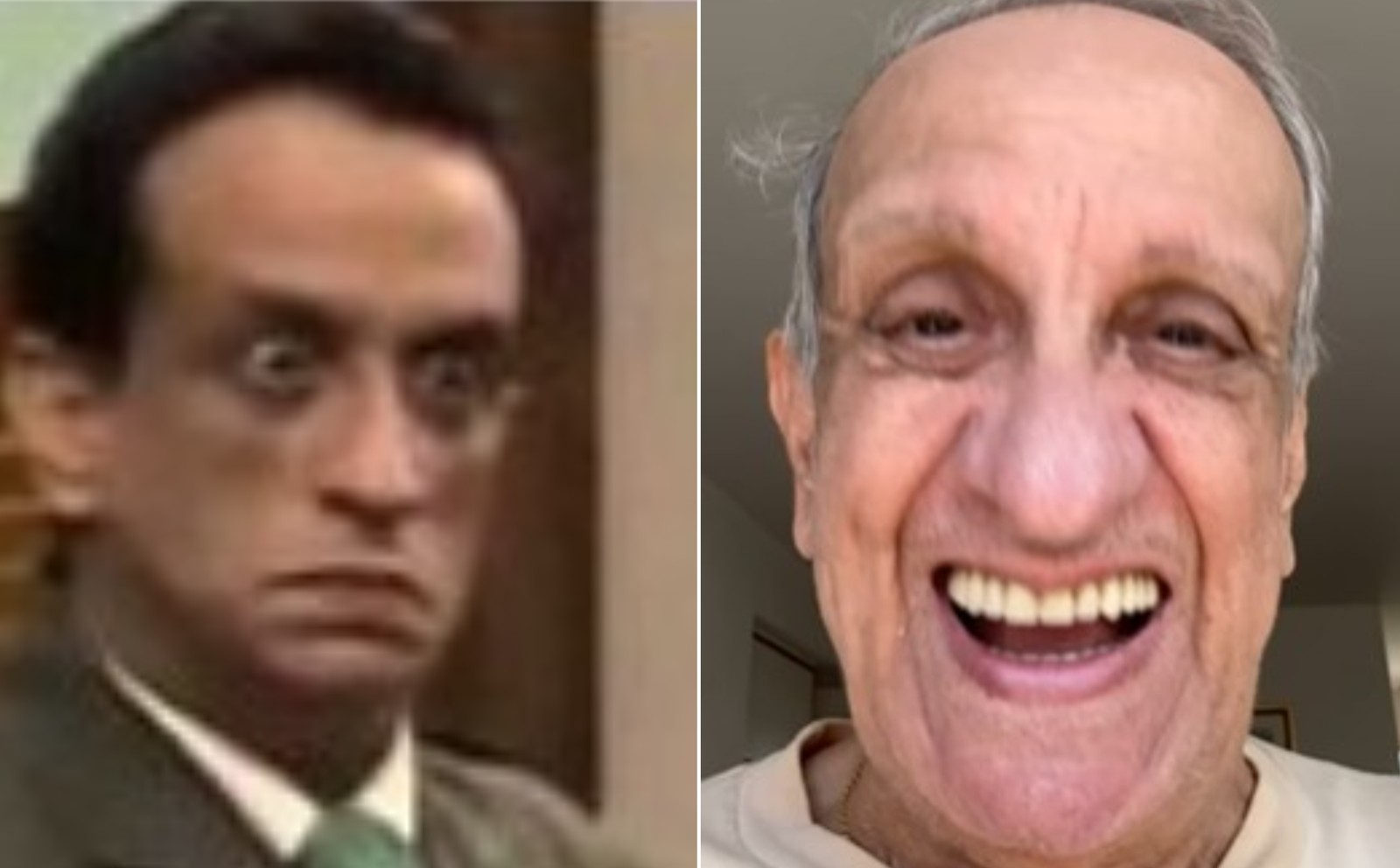 Bemvindo Sequeira viveu o aluno Brasilino Roxo. O ator mora em Porugal há alguns anos — Foto: reprodução