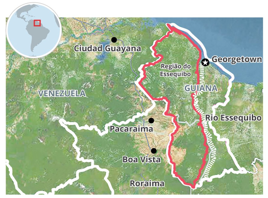 Venezuela e Guiana vão discutir conflito sobre Essequibo