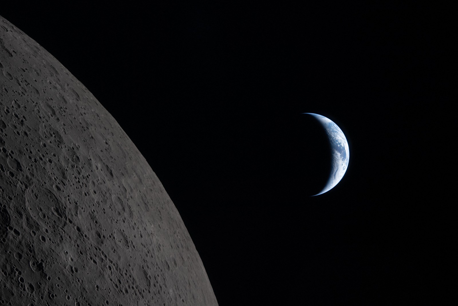 Missão Artemis II alcança maior aproximação lunar em 50 anos — Foto: NASA / AFP