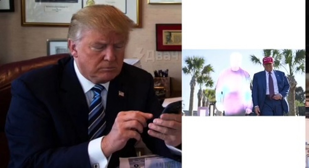Montagem com imagens do presidente dos EUA, Donald Trump, e do bilionário Elon Musk — Foto: Reprodução / Redes Sociais