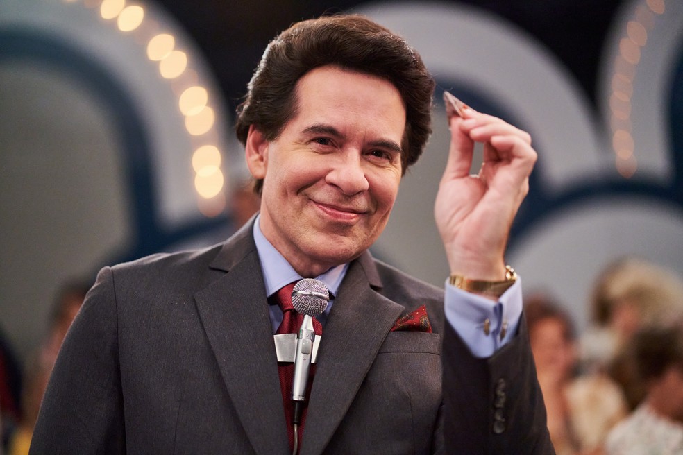 Hassum é Silvio Santos em longa sobre sua candidatura à Presidência da República, em 1989 — Foto: Divulgação/Fernando Pastorelli