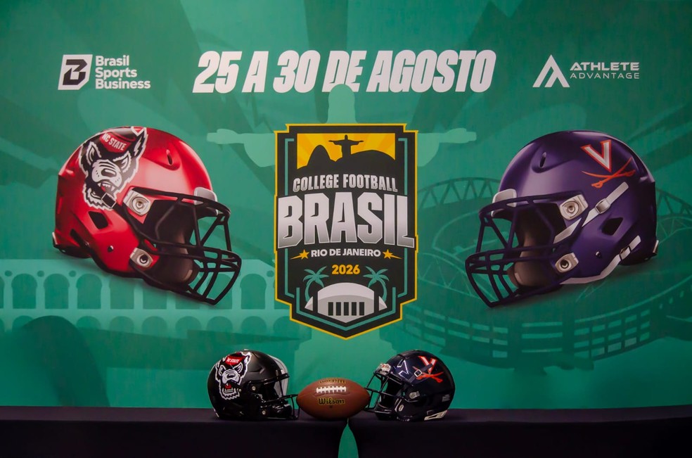Futebol americano universitário terá jogo no Nilton Santos — Foto: Emanuelle Araújo/College Football Brasil