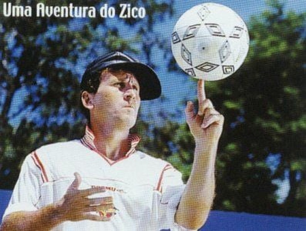 Zico em uma cena do filme "Uma aventura do Zico", de Luiz Carlos Barreto — Foto: Reprodução / Adoro Cinema