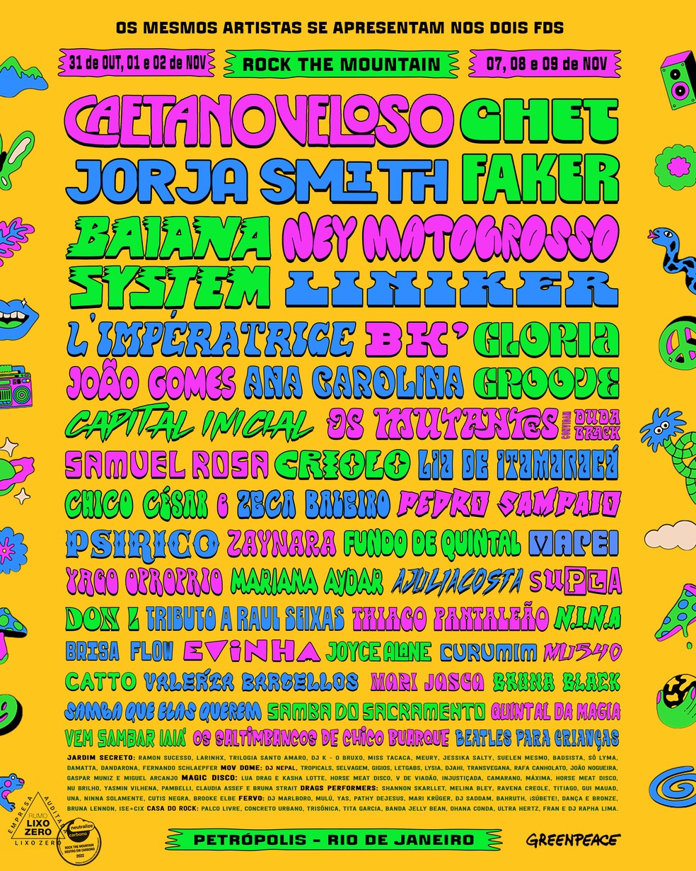 Rock The Mountain divulga line-up com Caetano Veloso, Jorja Smith