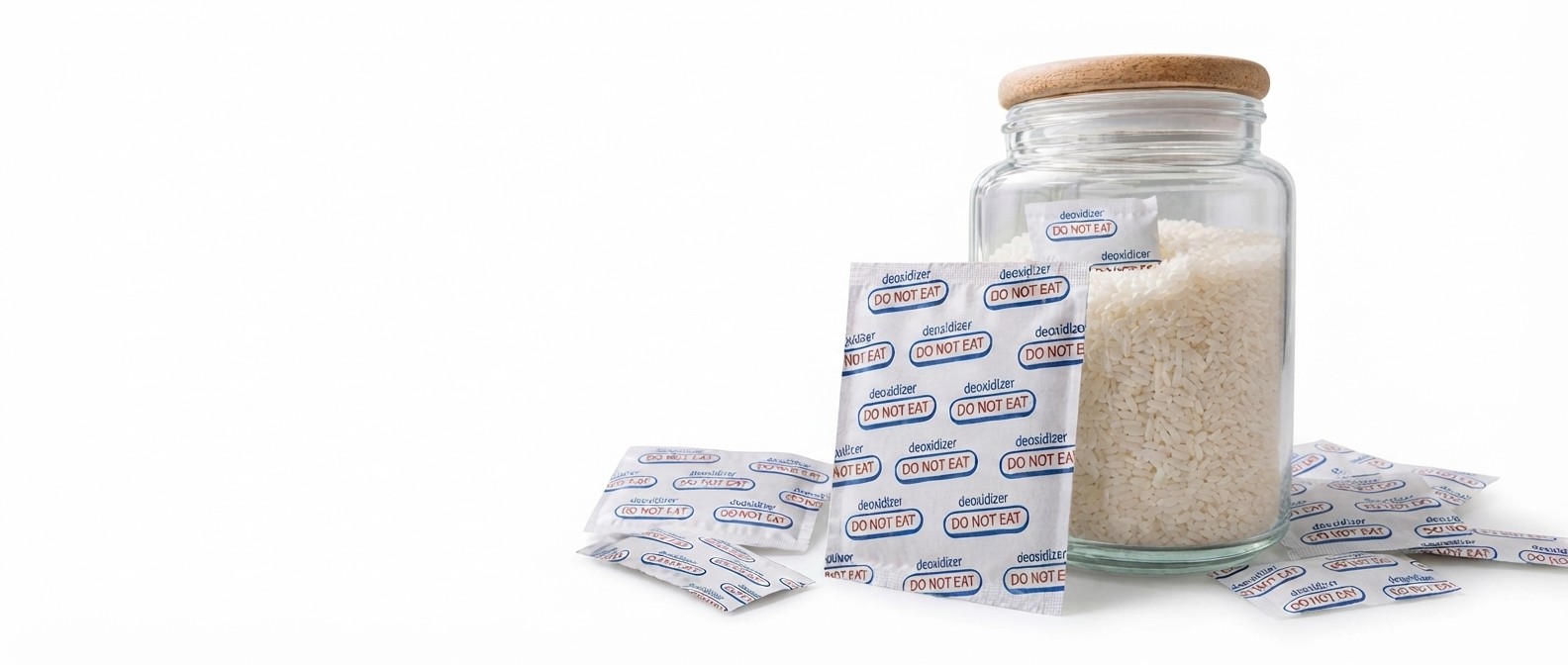 Por que o absorvedor de oxigênio para alimentos perde eficácia depois de aberto - Foto