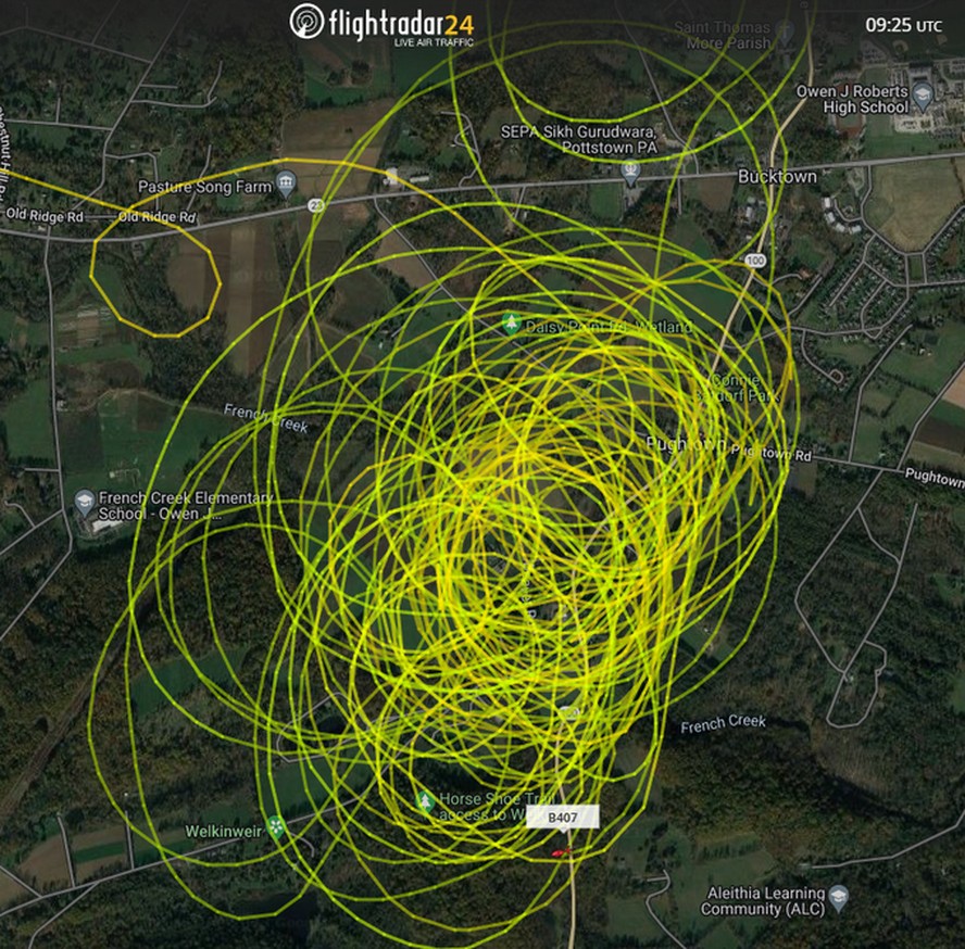 Imagens do FlightRadar mostram cerco aéreo contra Danilo Cavalcante nos EUA
