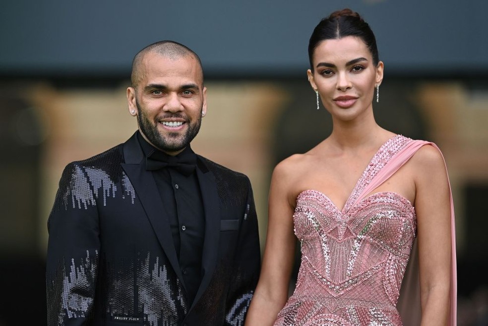 Joana Sanz espera o primeiro filho com Daniel Alves — Foto: Getty Images