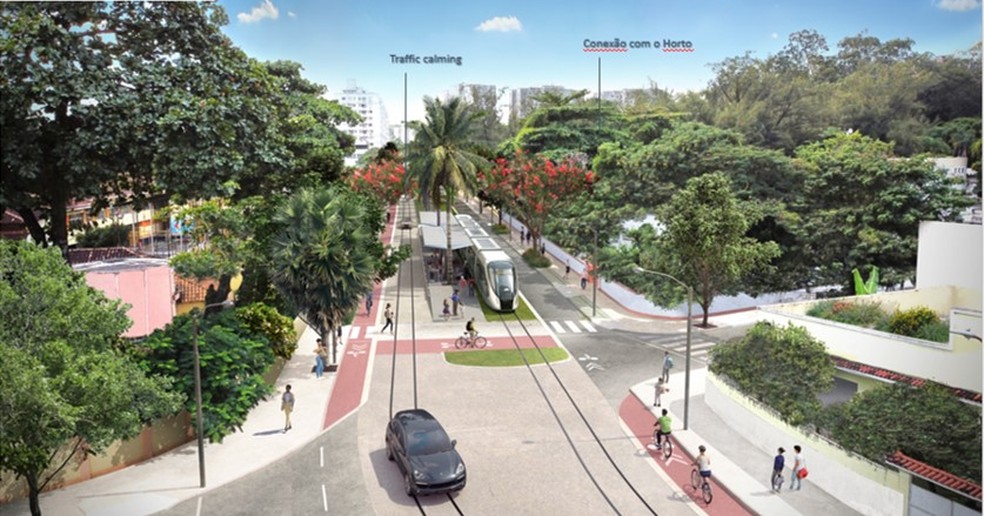 The first VLT from Niterói will connect Barreto to the Center — Photo: Reproduction/Blog do Axel Grael