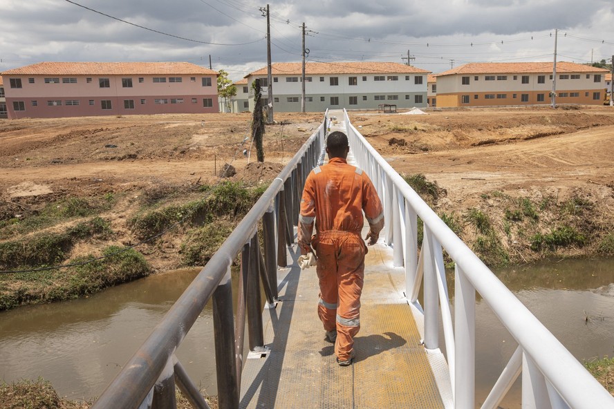 Conjunto habitacional em Santo Amaro, na Bahia, um dos primeiros entregues após a retomada do programa Minha Casa, Minha Vida em 2023