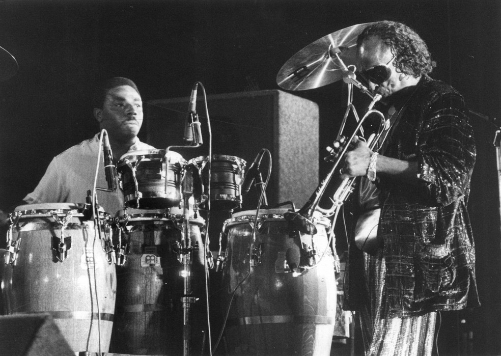 Miles Davis em 1986, em show no Canec�o, no Rio de Janeiro - Foto: Athayde dos Santos