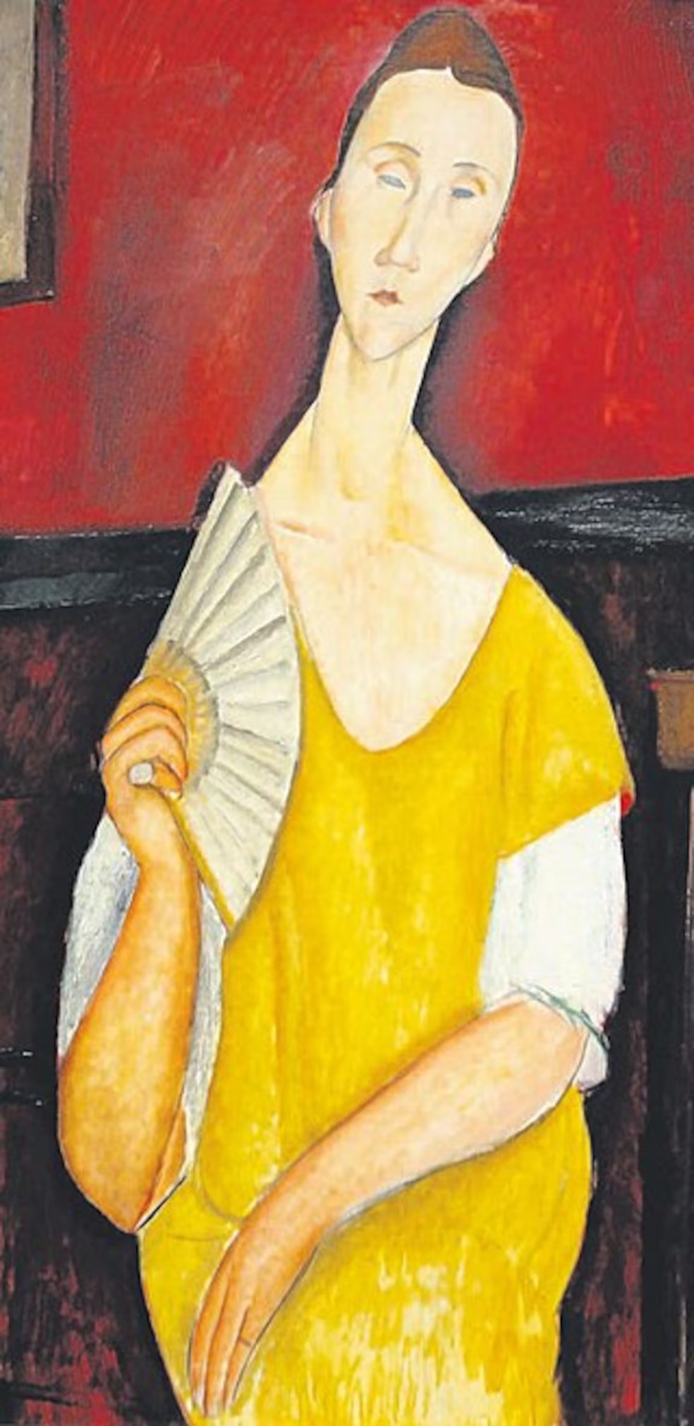 'A Mulher com o Leque' (Modigliani) — Foto: Reprodução
