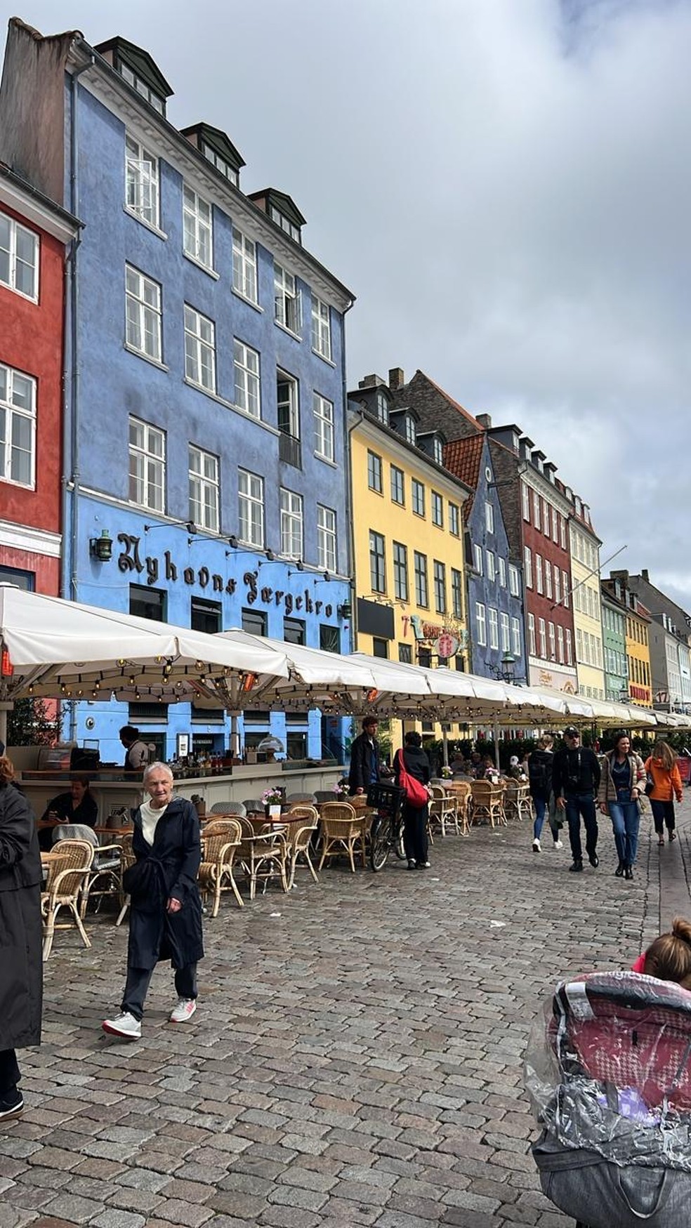 O bairro de Nyhavn, em Copenhagen — Foto: Arquivo pessoal