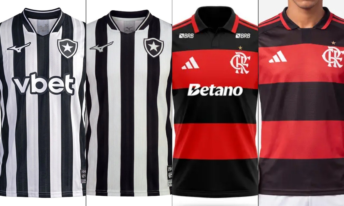 Veja como ficará a camisa do seu time sem a marca de uma bet; confira fotos