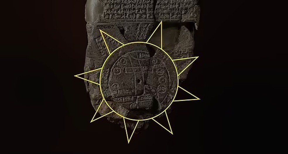 Mapa babilnico de 3.000 anos revela suposta localizao da 'Arca de No'  Foto: Reproduo/The British Museum