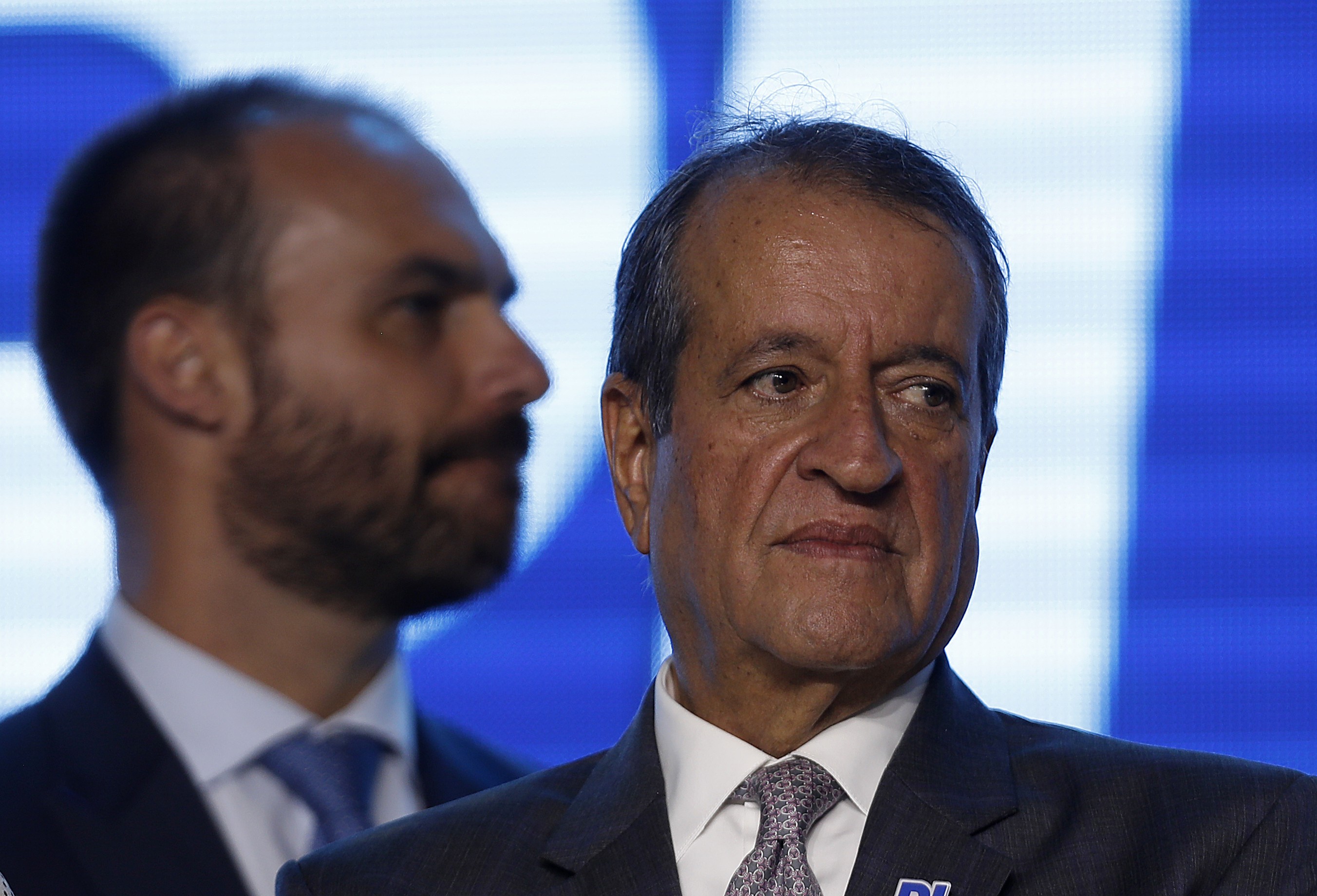 A reunião entre Eduardo Bolsonaro e Valdemar Costa Neto nos EUA