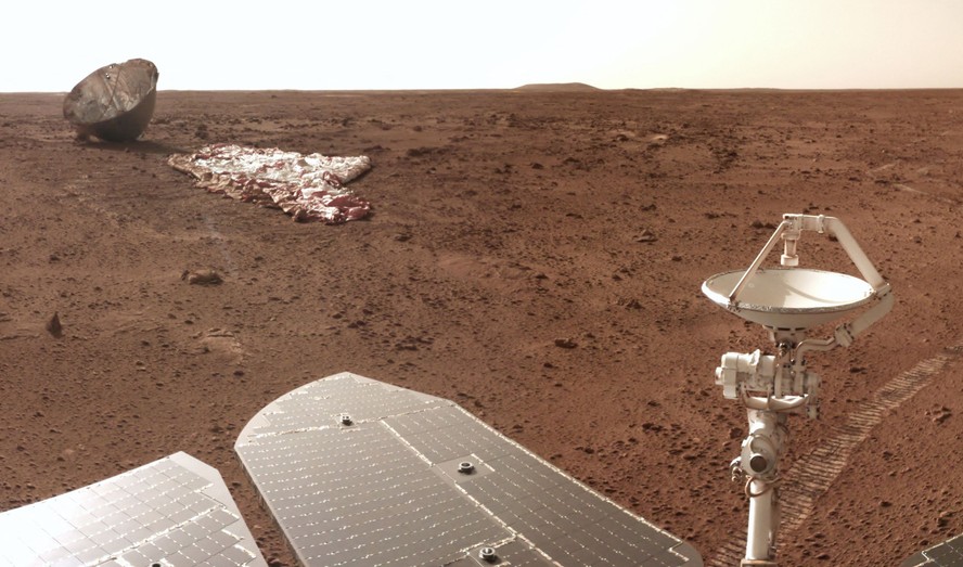 Um rover chinês encontrou sinais de um oceano extinto em Marte, segundo estudo