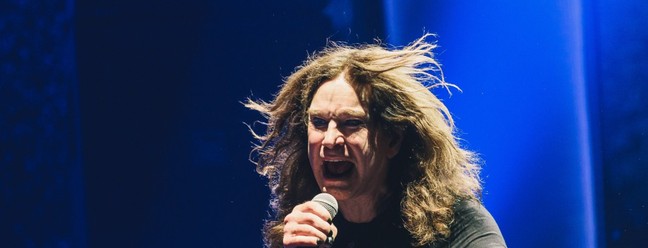 O cantor Ozzy Osbourne, do Black Sabbath — Foto: Luiz Henrique Estevam / Zimel / Agência O Globo