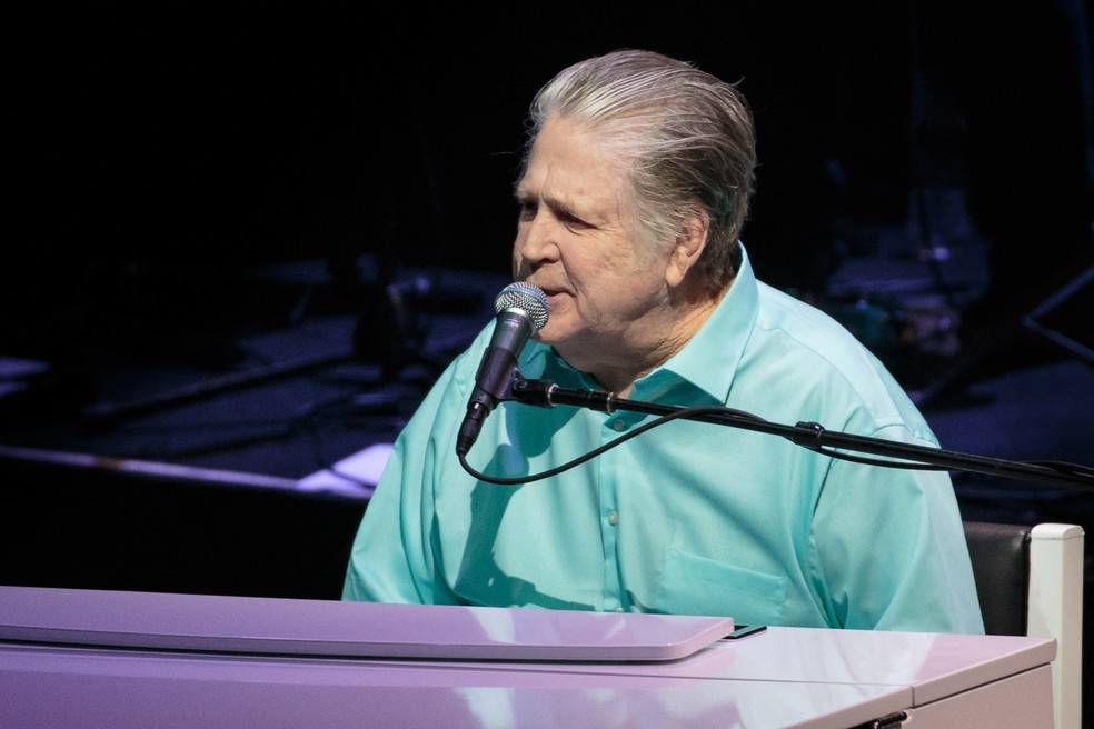 Brian Wilson, vocalista e um dos fundadores dos Beach Boys — Foto: Suzanne Cordeiro/AFP