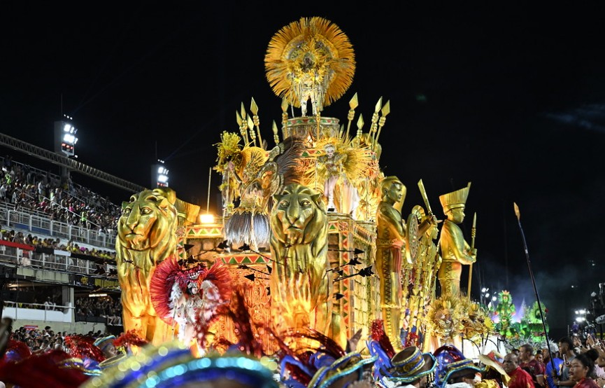 Desfile da Unidos de Padre Miguel — Foto: Alex Ferro/Riotur