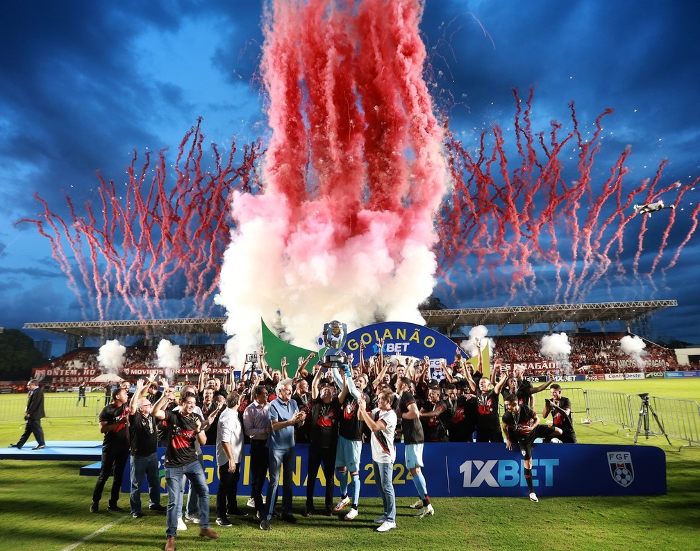 Atlético-GO foi tricampeão pela primeira vez — Foto: Ruber Couto / Atlético-GO