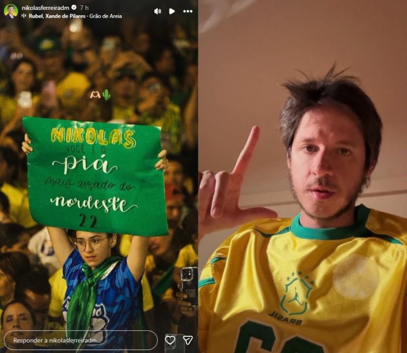 Nikolas Ferreira usa novamente música de Rubel após retirada de áudio de vídeo