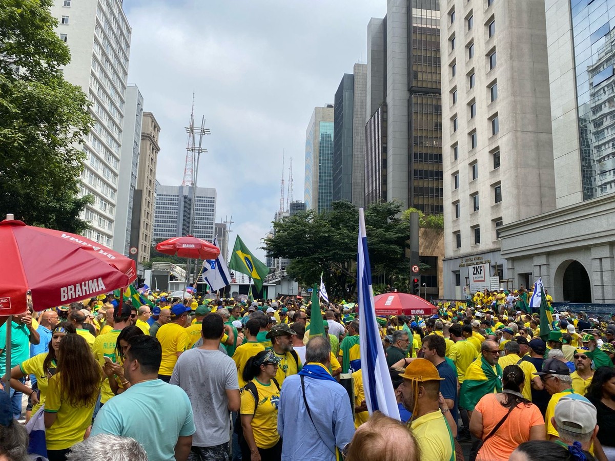Ato de bolsonaro na paulista reúne 185 mil pessoas, calcula grupo de pesquisa da usp