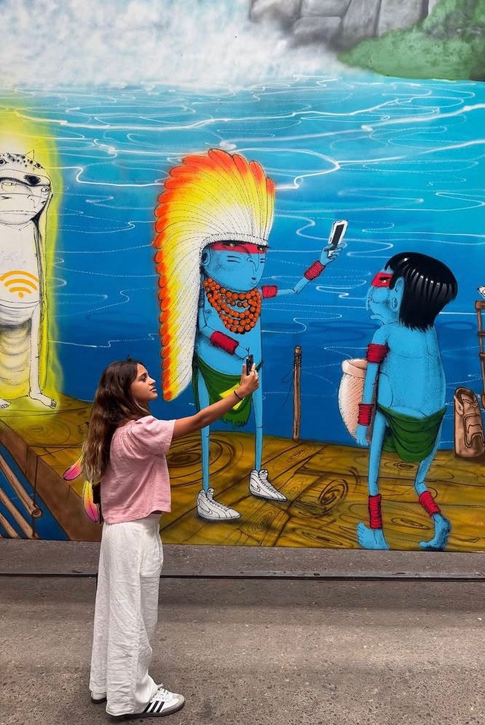 Minna, filha de Guilhermina Guinle — Foto: Reprodução/Instagram