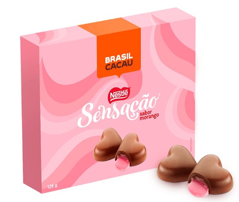 Brasil Cacau: a caixa Sensação Nestlé — Foto: Divulgação