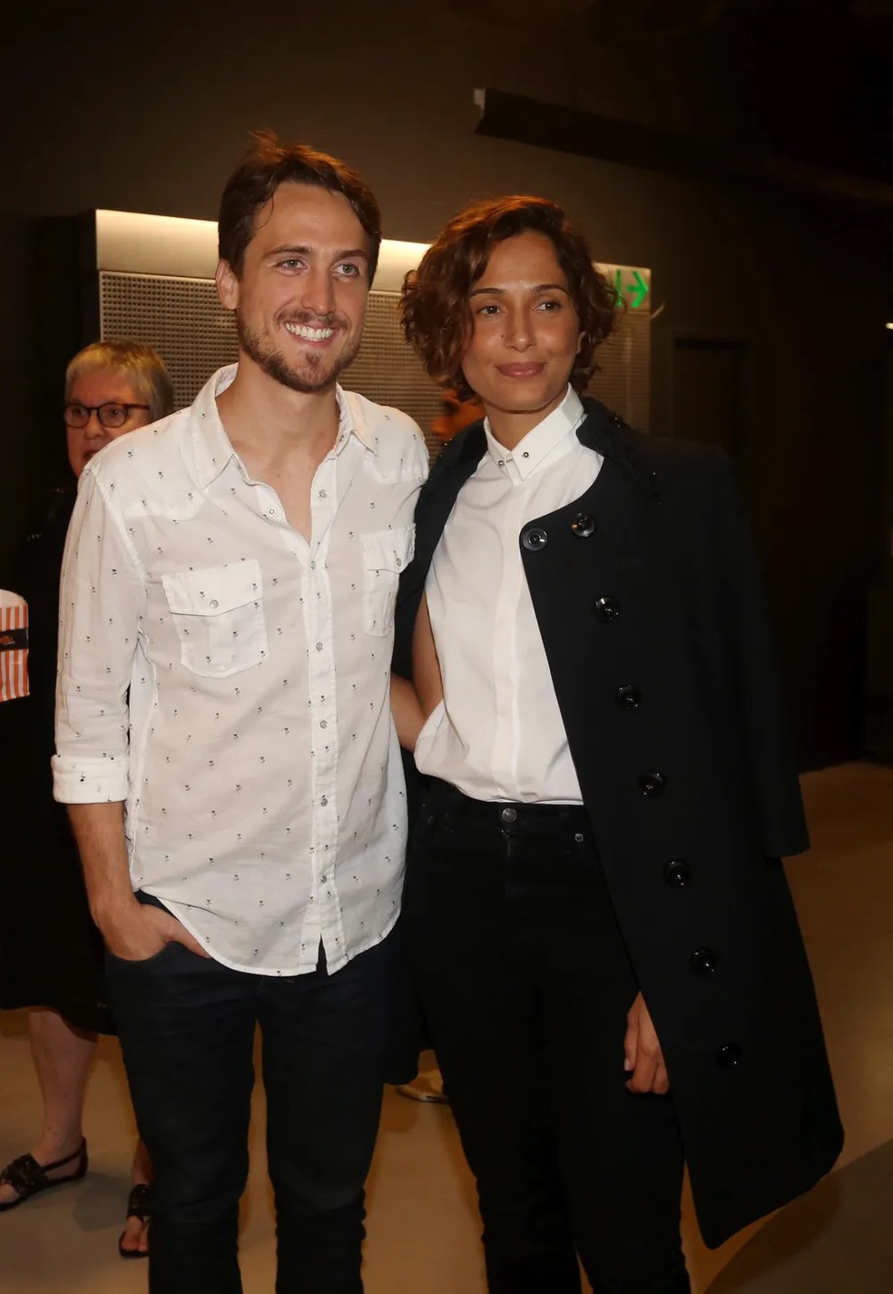 Angel Ferreira e Camila Pitanga quando eram namorados — Foto: Marcos Ramos