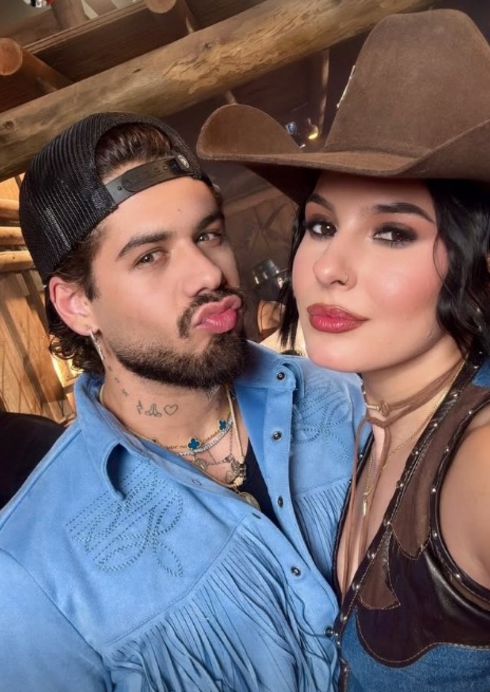 Ana Castela e Zé Felipe — Foto: Reprodução Instagram