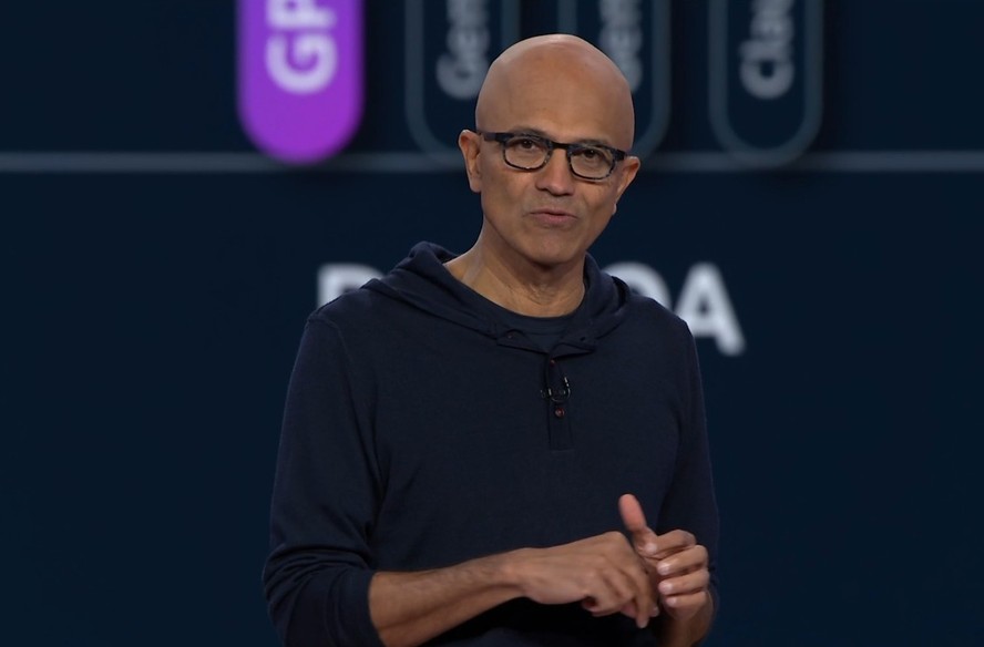 Satya Nadella, CEO da Microsoft, vem ao Brasil para evento de IA