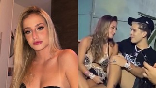 No carnaval do ano passado, a atriz foi vista beijando o influenciador João Guilherme, filho do sertanejo Leonardo — Foto: Reprodução/Instagram