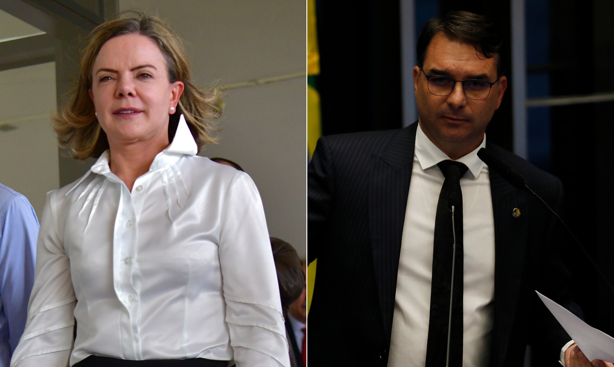 Gleisi Hoffmann perde ação contra Flávio Bolsonaro e terá de pagar honorários
