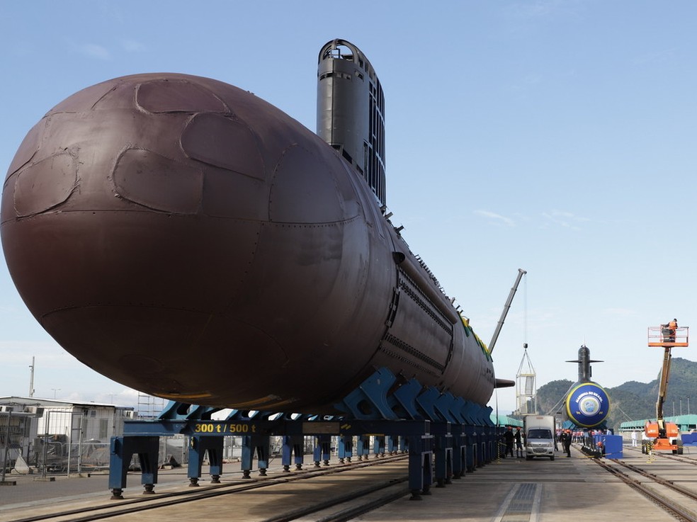 Submarino Tonelero será lançado ao mar ainda em março — Foto: Divulgação