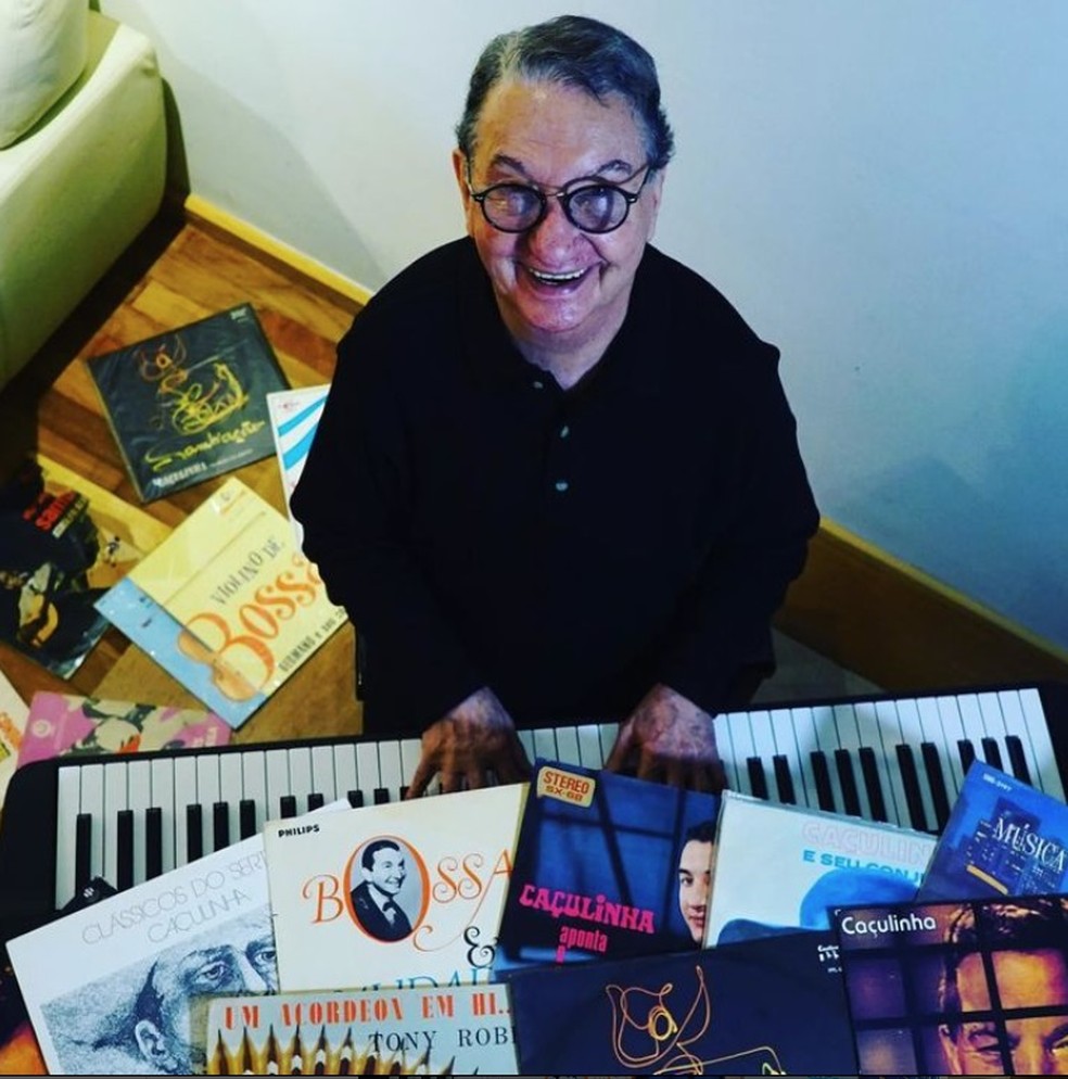 Caçulinha, músico do “Domingão do Faustão”, morre aos 86 anos — Foto: Reprodução Instagram