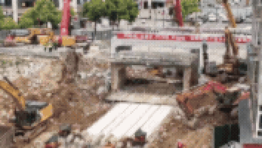 Construção de ponte na China levou 24 horas