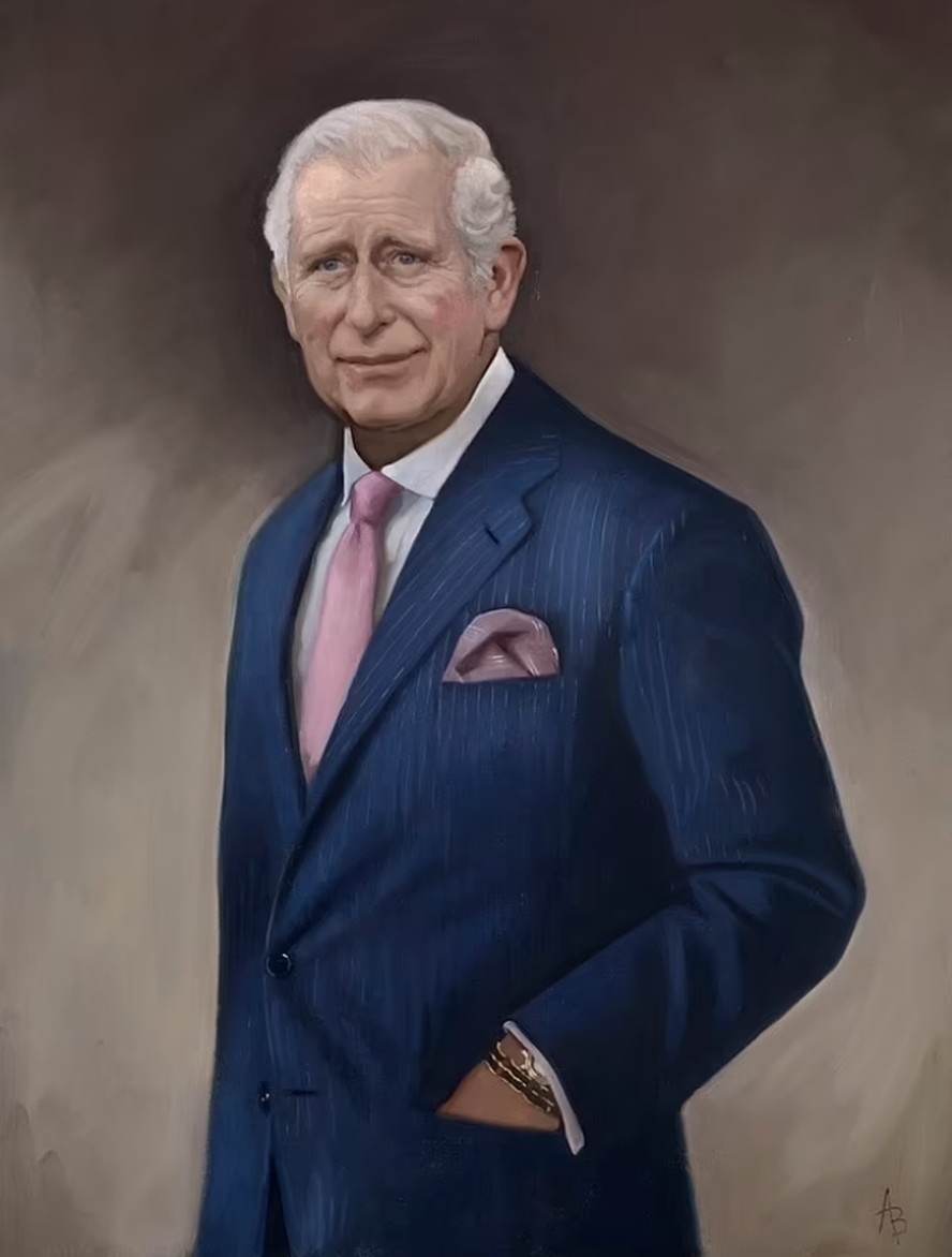 Primeiro retrato oficial de Charles III é revelado antes de sua visita ...
