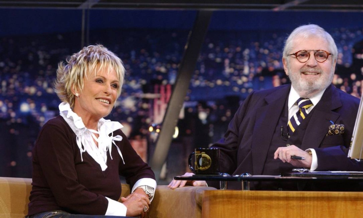 Ana Maria Braga conversou algumas vezes com Jô.  Aqui, em 2007 — Foto: José Paulo Cardeal/TV Globo