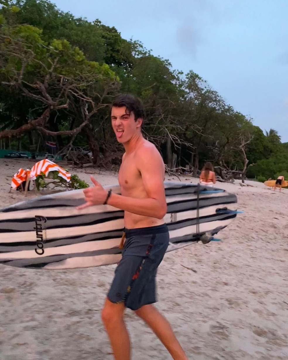 João Fonseca durante viagem à Costa Rica em 2023 – Foto: Reprodução/Redes Sociais