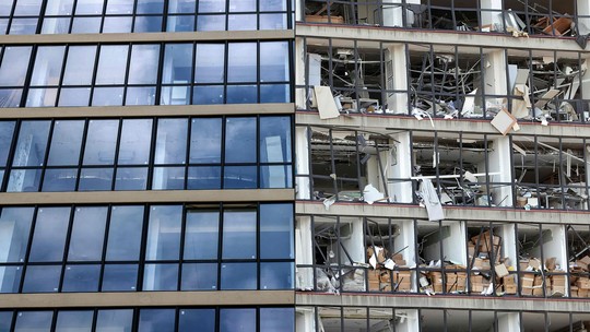 ANTES E DEPOIS: fotos em Beirute mostram prédios destruídos e restaurados após explosão ocorrida há três anos na capital libanesa