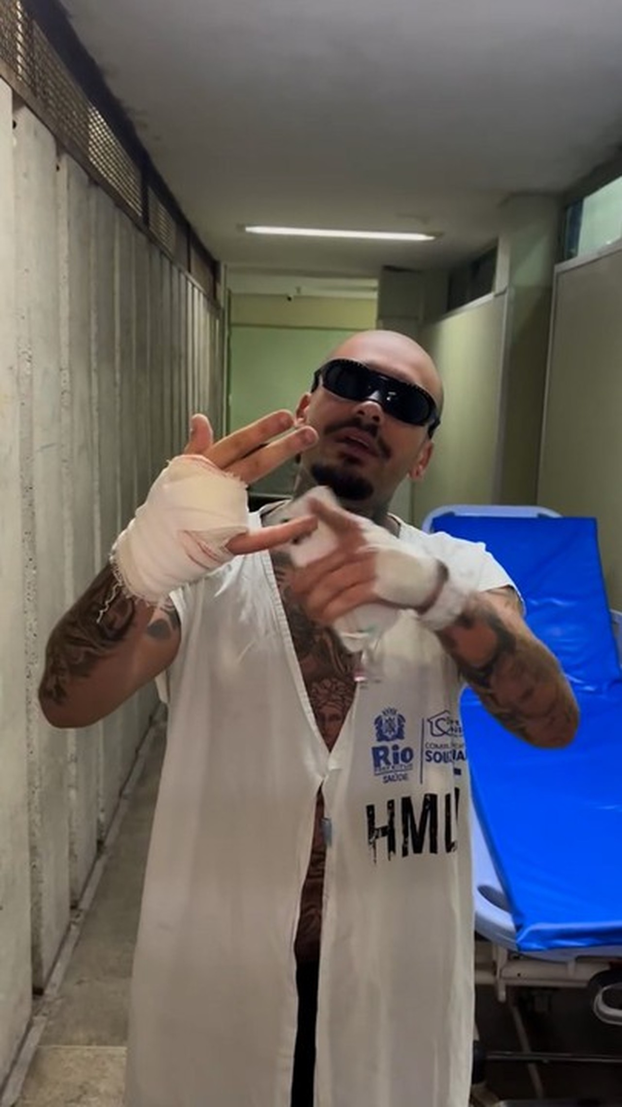 Streamer perde dedo ao tentar invadir o Rock in Rio