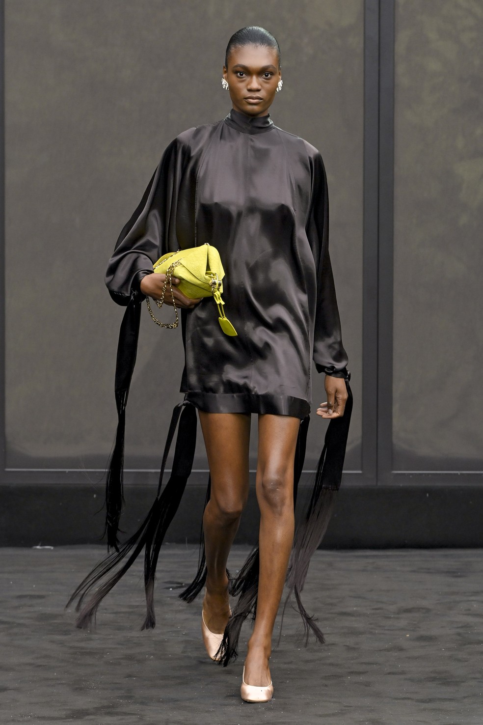Franjas no look Ferragamo — Foto: GettyImages