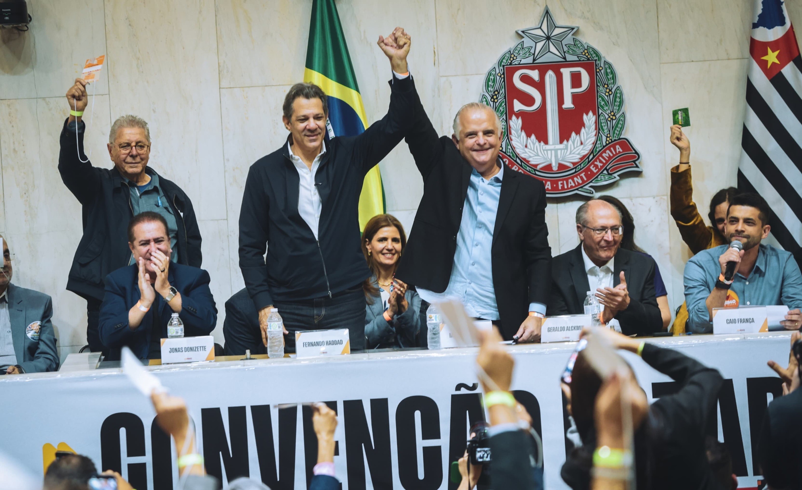 Ao aprovar chapa com Haddad, PSB paulista faz rap contra Tarcísio, lembra cadeirada de Datena e promete 