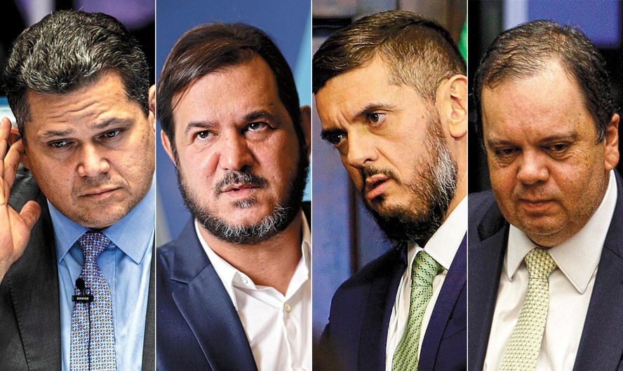 Alcolumbre, Rueda, Bacellar e Elmar