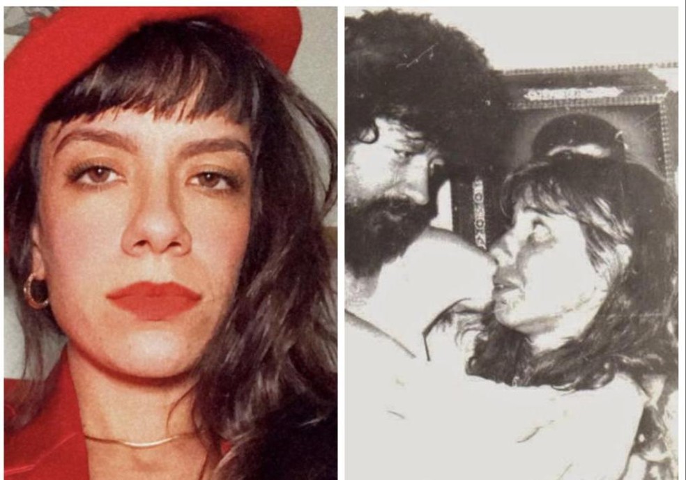 Camila Molica interpreta a última mulher do cantor, Lena Coutinho, na série biográfica de Raul Seixas, no Globoplay — Foto: Reprodução