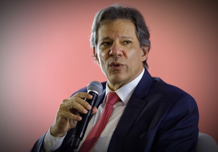 O ministro da Fazenda, Fernando Haddad