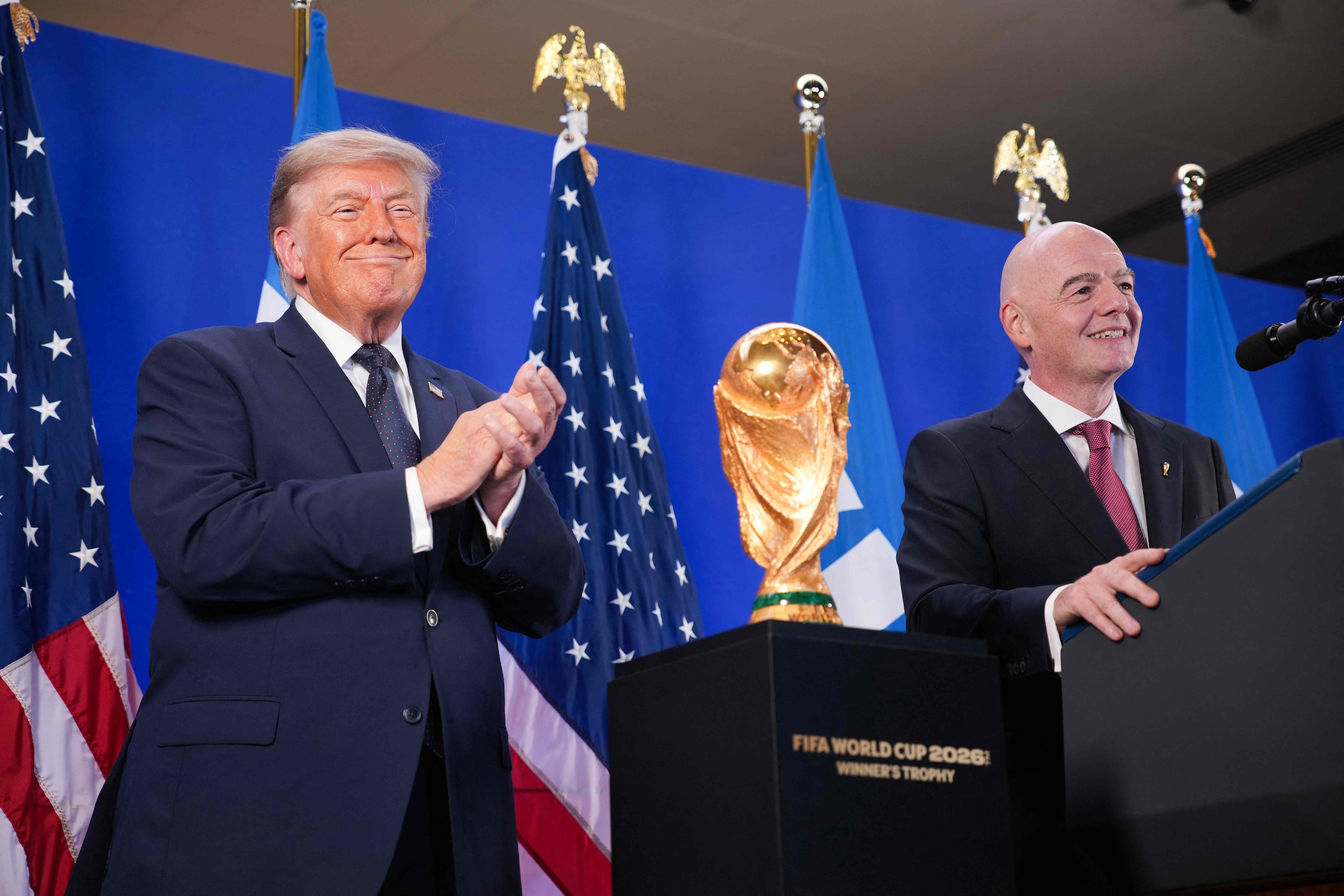 Trump quer Gianni Infantino, presidente da Fifa, como secretário geral da ONU, diz jornal