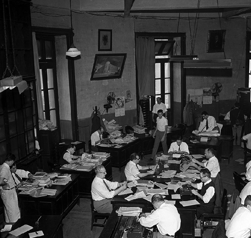 Antiga redação do GLOBO na Rua Bethencourt da Silva, no Centro do Rio — Foto: Agência O GLOBO